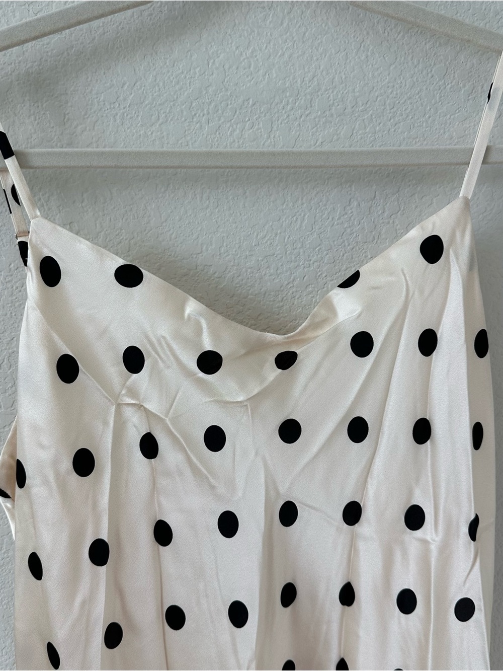 REFORMATION Parma Sundae Dot Maxi Silk SZ L - Picture 3 of 7